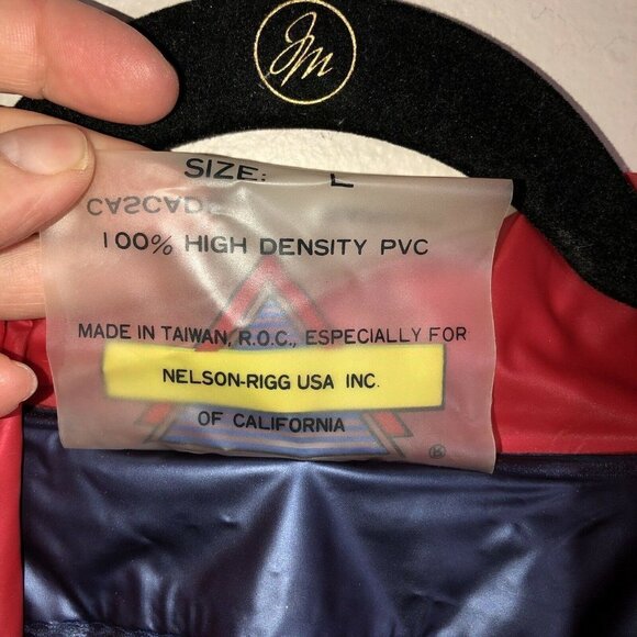 NELSON RIGG Cascade Motorcycle Rain Hooded Jacket Sz Large - Picture 11 of 11